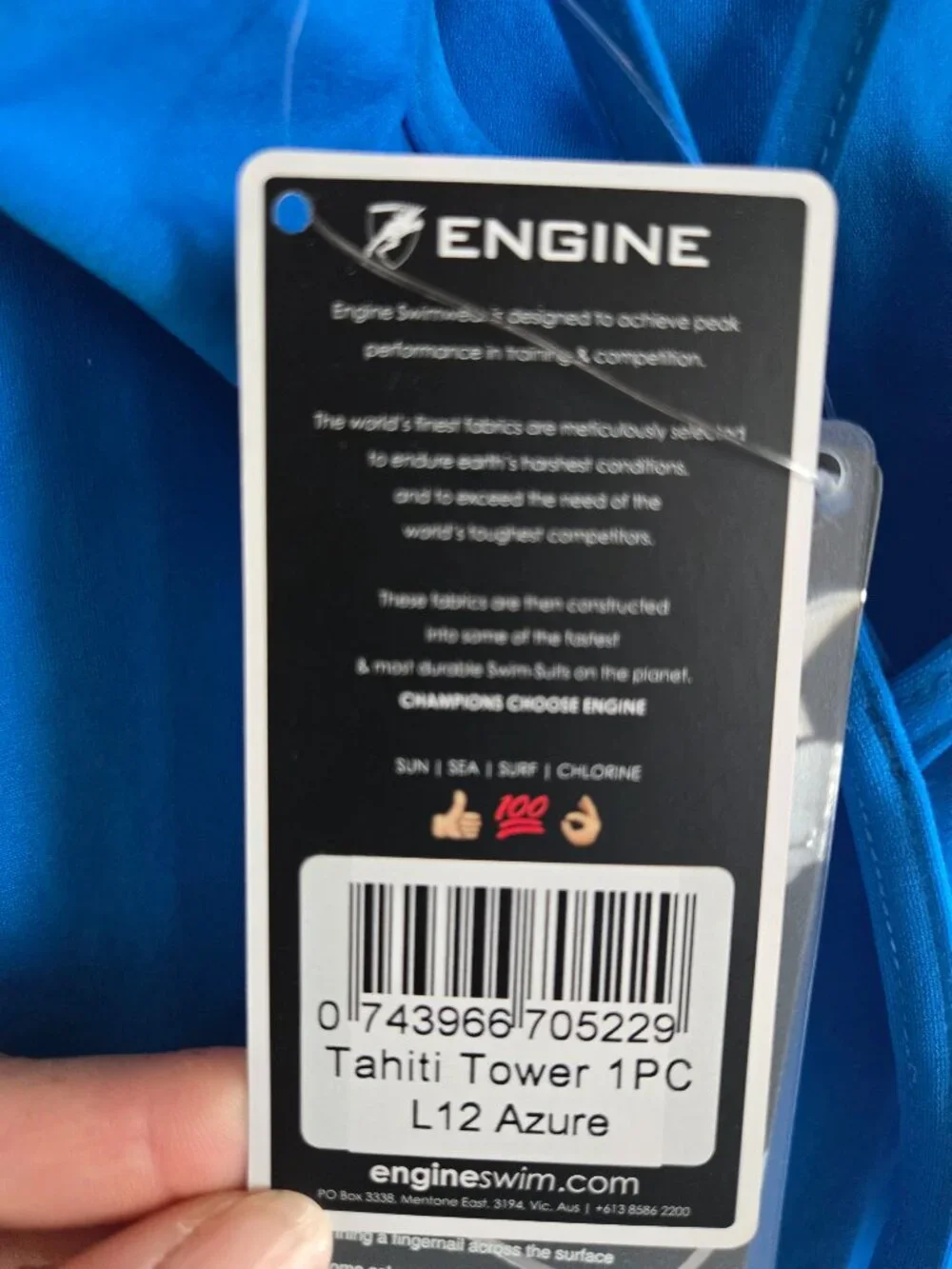 Engine Tahiti Tower 1pc Swimsuit